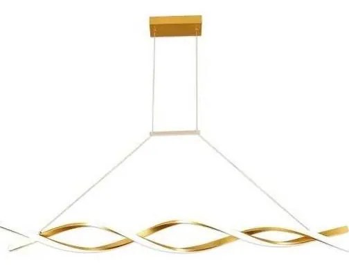 Illumaxx LED Csillár zsinóron TWIST LED/37W/230V 4000K 120 cm arany OS0071