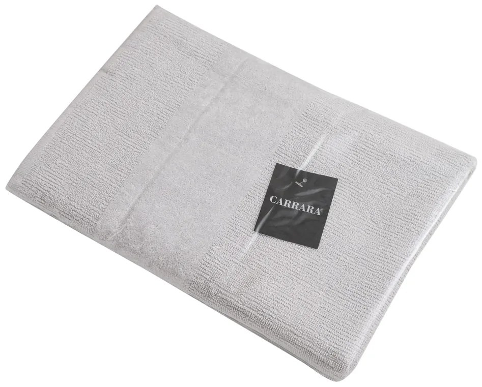 Fürdőlepedő CARRARA 70x140 cm világosszürke, 100% pamut