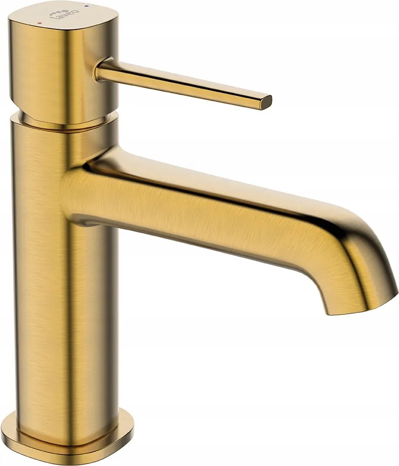 Álló Mosdó Csaptelep Szálcsiszolt Arany, Klikk-klak Dugóval