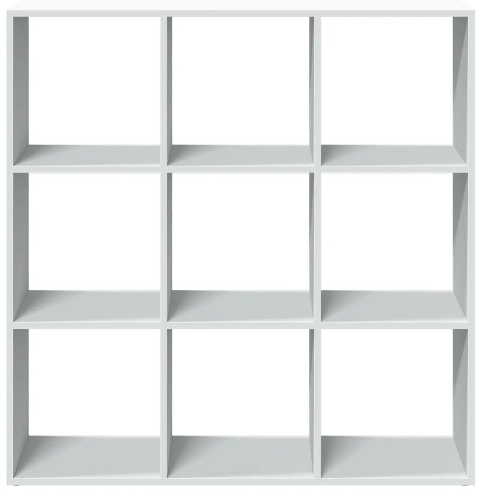 fehér szerelt fa térelválasztó könyvespolc 102x29x103,5 cm