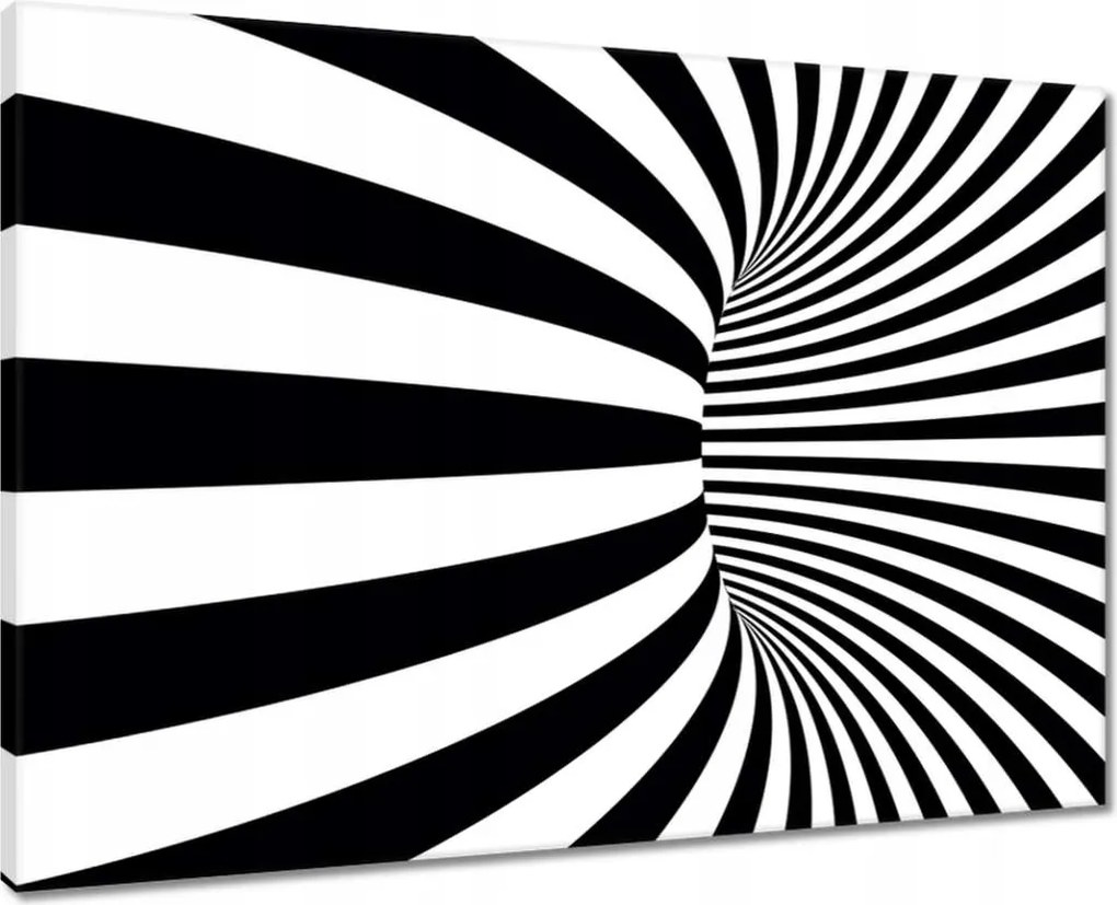 Vászonkép 70x50 Absztrakt fekete-fehér