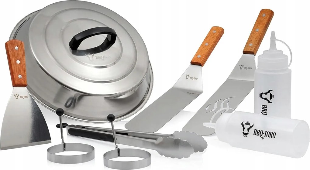 Grill Tartozék Szett Bbq-toro Fedő Spatula Fogó