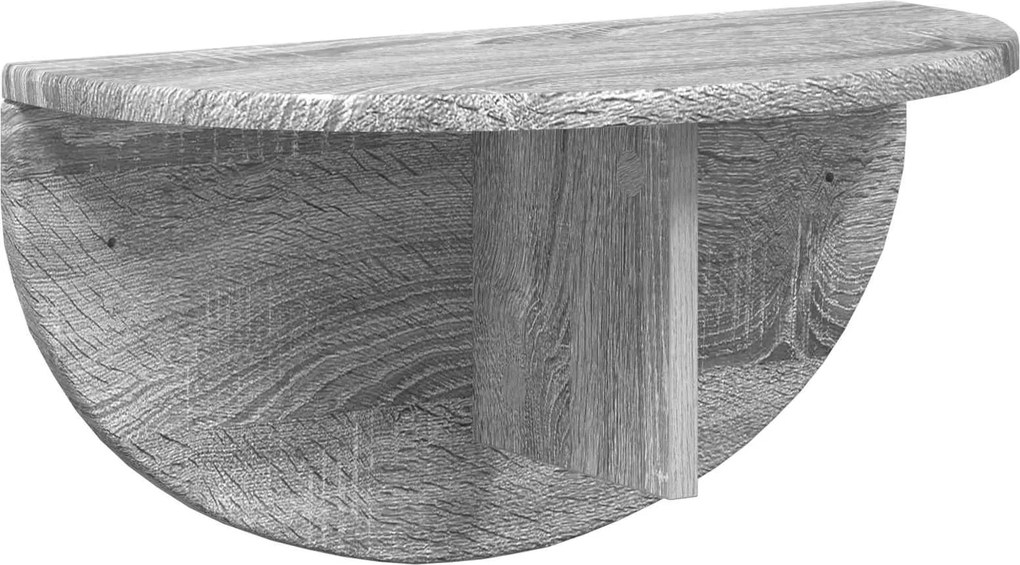 vidaXL Falpolc Falra szerelhető Szürke Sonoma 48 x 24 x 24 cm Faanyag