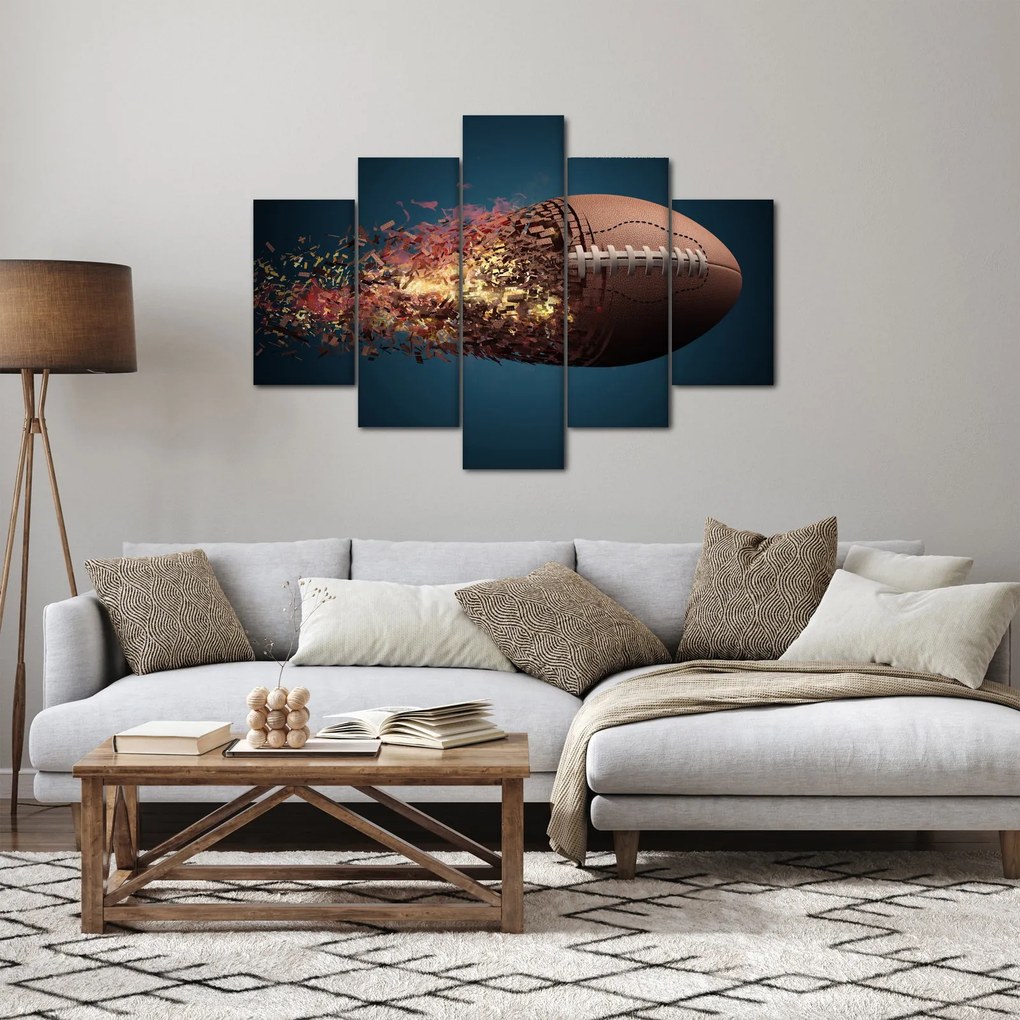 Kép - Rögbi labda akcióban (150x105 cm)
