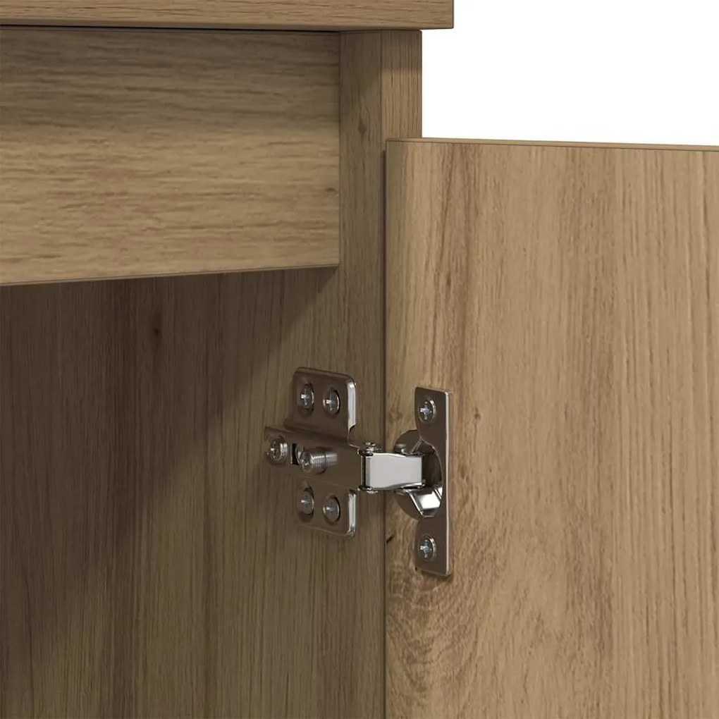 Oldalszekrények 2 pcs Artisan tölgy 60 x 35 x 70 cm Faanyag