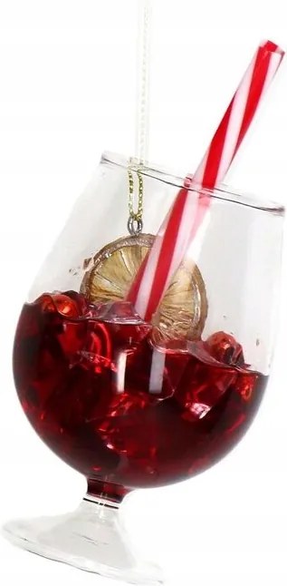 Karácsonyi dekorációs üveg szívószállal