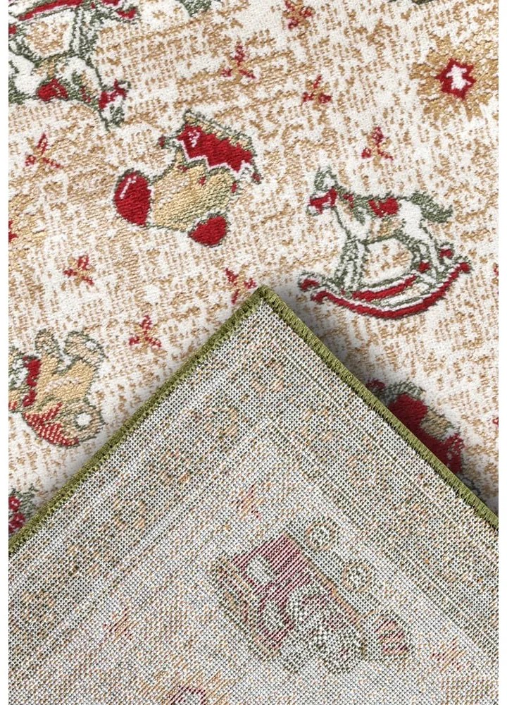 Zöld pamutkeverék szőnyeg karácsonyi mintával 50x80 cm Toy's Delight Green Christmas – Villeroy&Boch