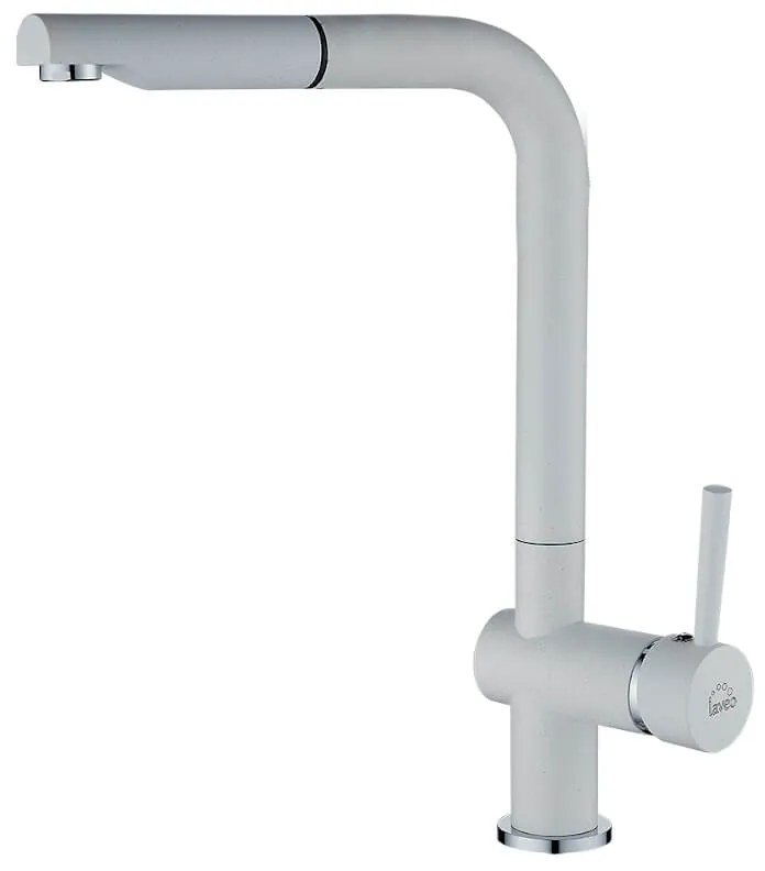 Laveo Luna, álló konyhai csaptelep h-353, fehér, LAV-BLZ_669D
