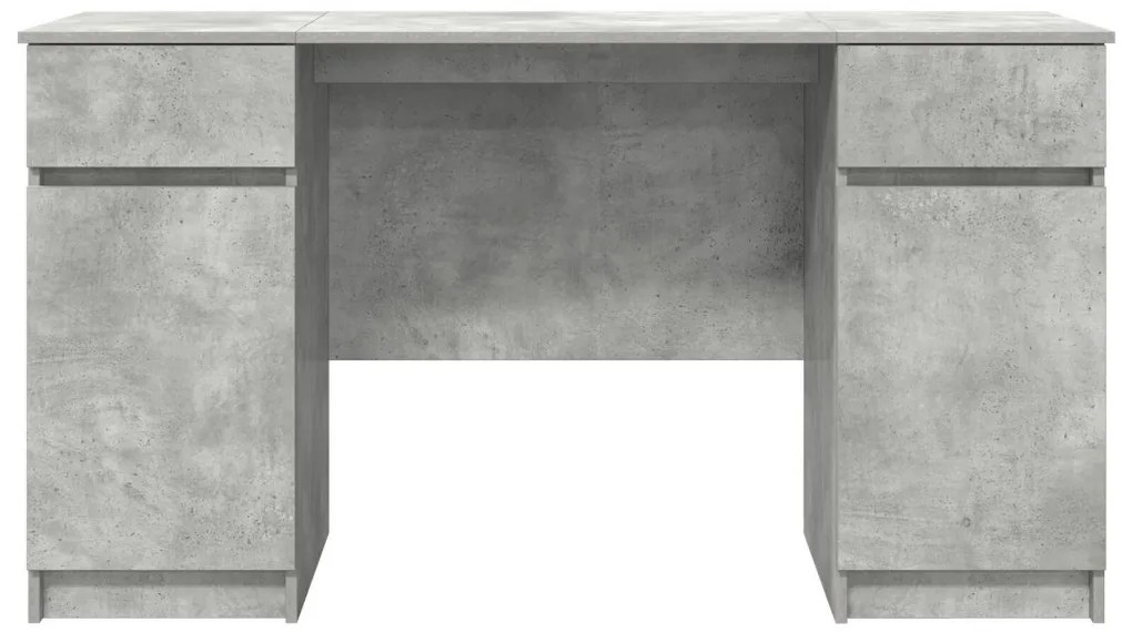 Asztal Betongris 140x49x76 cm Mérnöki Fa