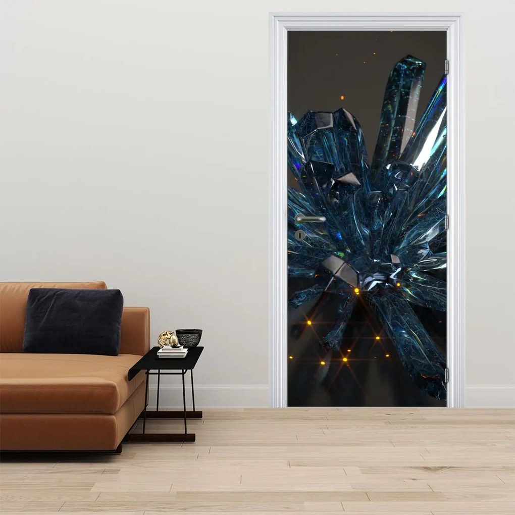Fotótapéta ajtóra - Kristály (95x205cm)