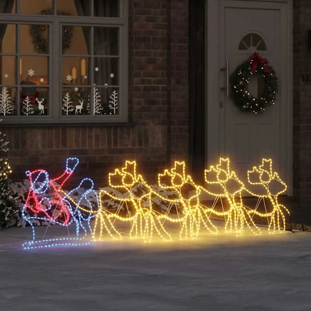 Karácsonyi Dísz 1224 LED-del Sokszínű 69 x 79 cm PVC