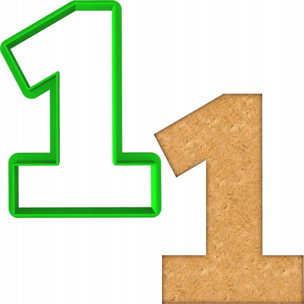 Foremkia Lyukasztó Születésnapra Iskola Tanulmányok Szám 1 8cm