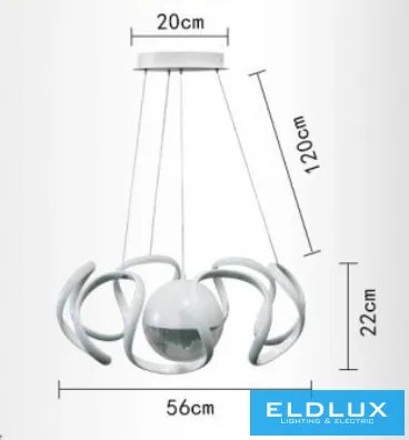 ELDLUX LP-11BN Modern Led Függesztett Lámpa IP20