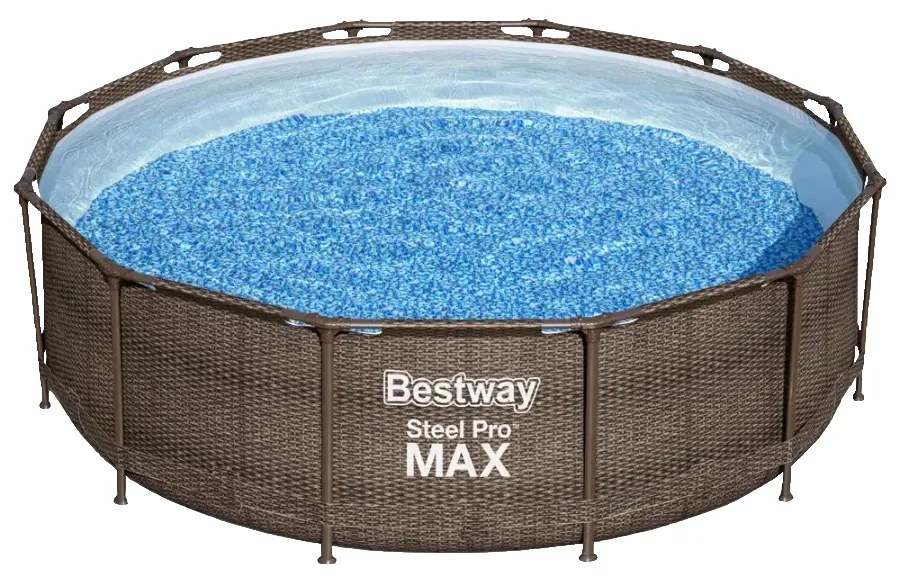 Bestway Mykonos Lux rattan csővázas medence szett