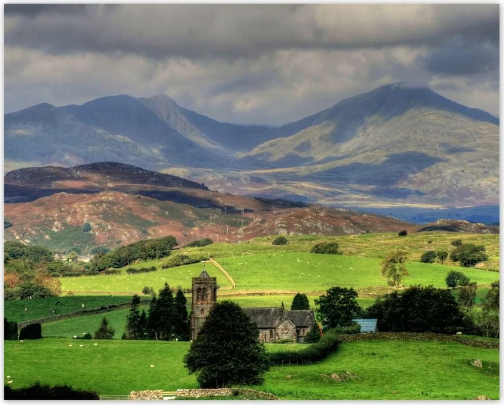 Poszterek 50x40 Hegyi tájkép