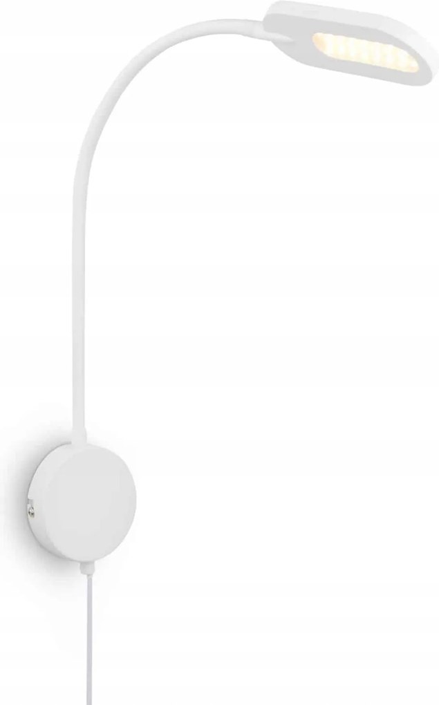 Led fali lámpa Briloner 2177016, 52 cm, 6W, fehér, forgatható, fényerő-szabályozható