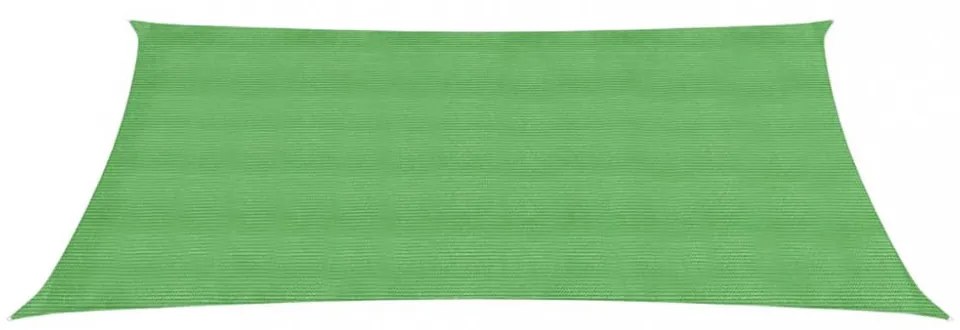 világoszöld HDPE napvitorla 160 g/m² 3,5 x 5 m