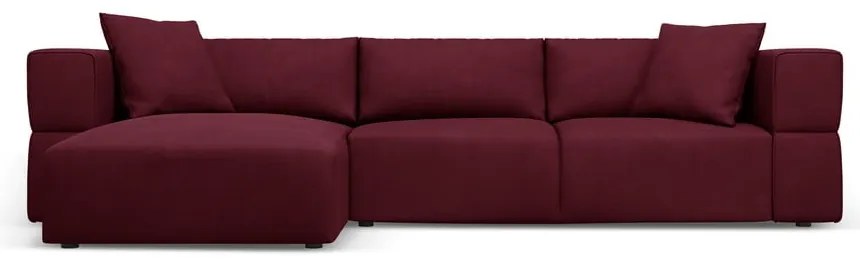 Borvörös sarokkanapé (bal oldali) Esther – Milo Casa