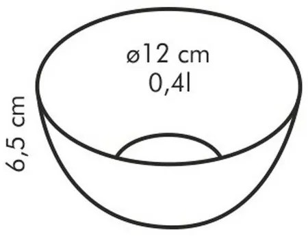 Tescoma Üvegtál GIRO, 12 cm, 12 cm, 12 cm
