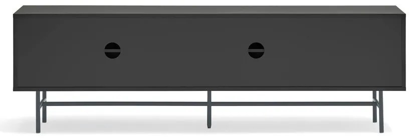 Fekete-antracitszürke TV-állvány 180x56 cm Nube – Teulat