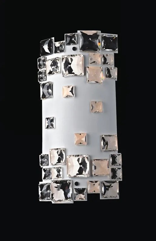 Italux glamour modern fali lámpa evan white fehér átlátszó itxmb1101807-2a wh