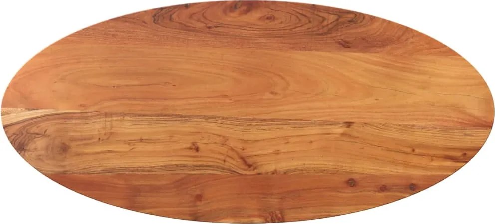 vidaXL tömör akácfa ovális asztallap 110 x 40 x 2,5 cm