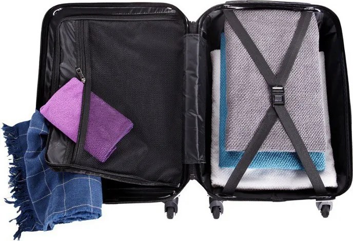 Lila 2 db-os keményhéjú bőröndkészlet „Premium” – 2 méret