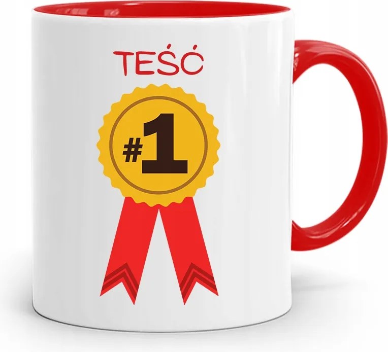 Piros Bögre Apósnak Após Első Számú, fényképes nyomattal