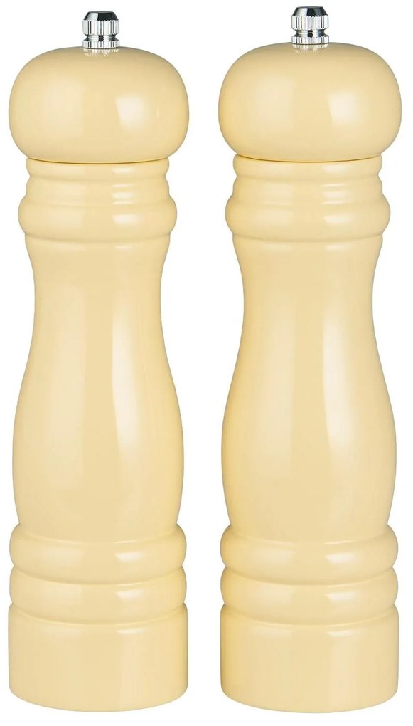 IB Laursen 2 darabos világos sárga fa só- és borsőrlő készlet LIGHT YELLOW