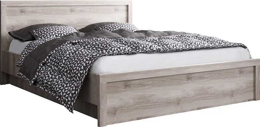 Ágy tárhellyel, 160x200, nairobi gesztenye, JESI NEW