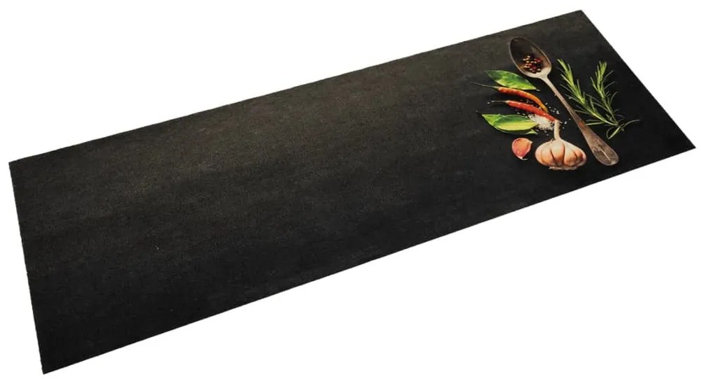 mosható fűszermintás bársony konyhaszőnyeg 60x180 cm