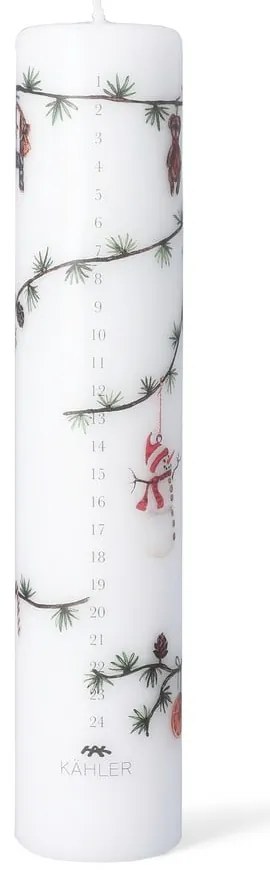 Gyertya karácsonyi mintával, égési idő 56 ó Hammershøi Christmas 2025 – Kähler Design