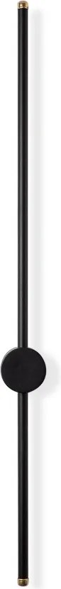 Sword 13484 fekete fém LED falilámpa