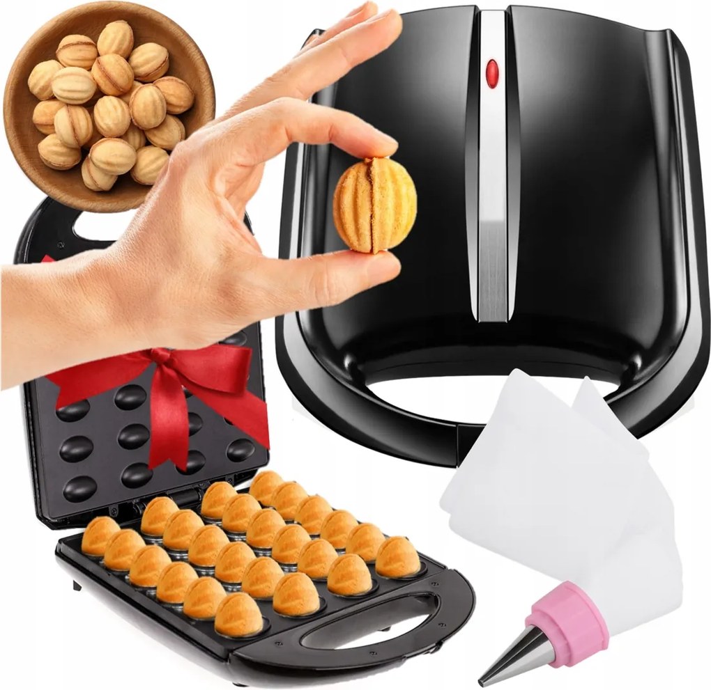 Mogyoró Kenyérpirító Tapadásmentes Keksz Bevonat 24 Db 1600W