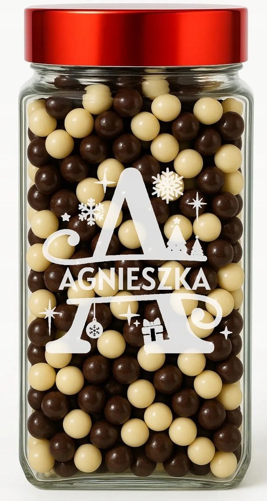 Befőttesüveg Ajándék Tároló Gravírozással 1L Személyre szabott Felirat Nagyinak