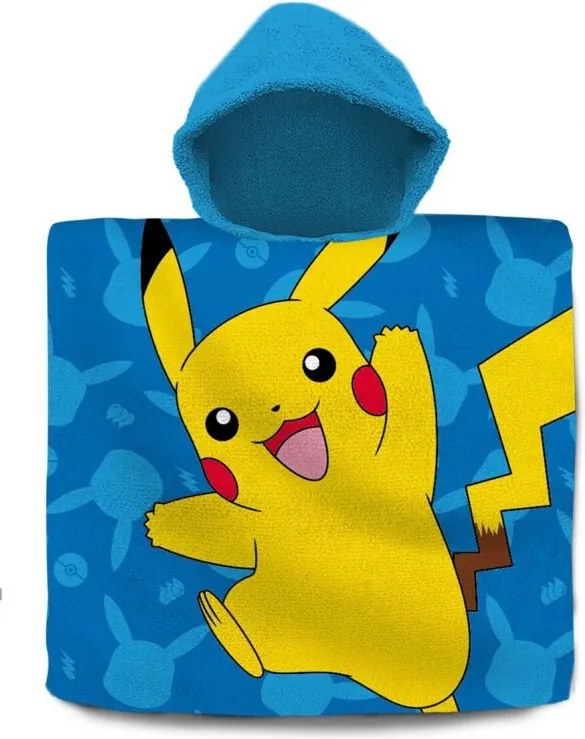 Pokémon Blue strand törölköző poncsó 60x120 cm