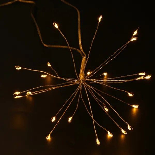 Brilagi - LED kültéri karácsonyi fényfüzér 150xLED 5m IP44 meleg fehér tűzijáték