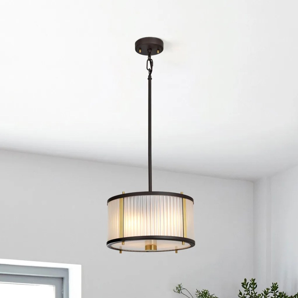 Elstead Lighting CORONA DL-CORONA-2P-BAB Függőlámpa 2x60W/E27