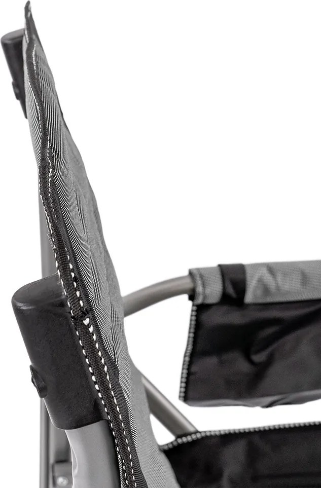 Leziter Comfort Plus karfás horgász szék pohártartóval szürke