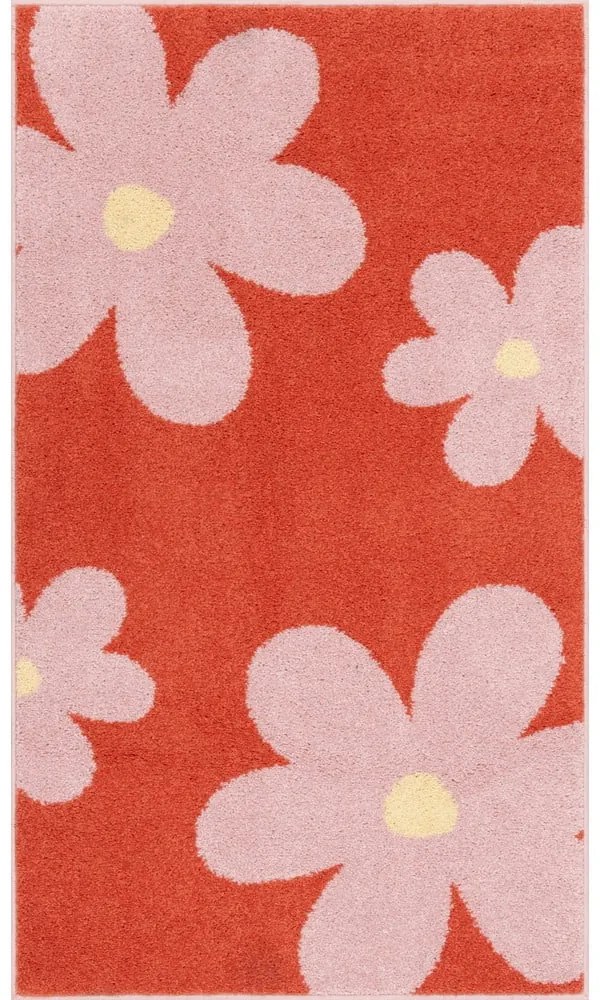 Piros-rózsaszín gyerek szőnyeg 80x150 cm Lolly Coral – FD