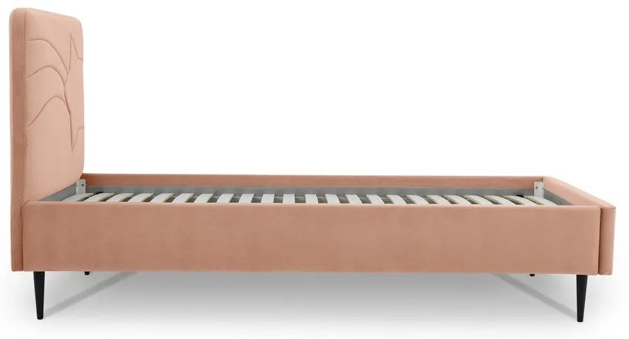 Rózsaszín gyerekágy 90x200 cm Star – Scandic