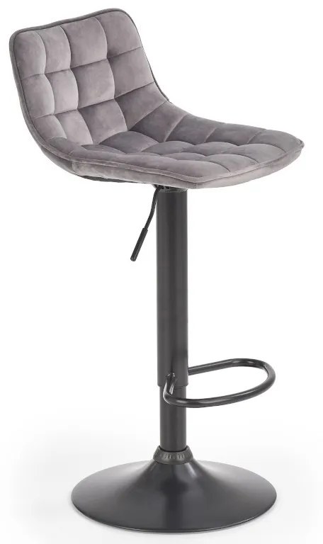 H-95 Szürke Bárszék Állítható Magassággal