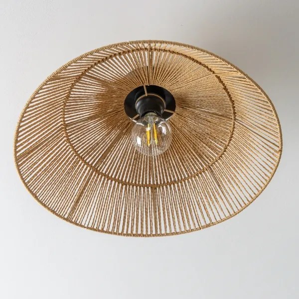 Brilagi - LED felületre szerelhető csillár CERIA BOHO 1xE27/40W/230V átm. 50 cm barna