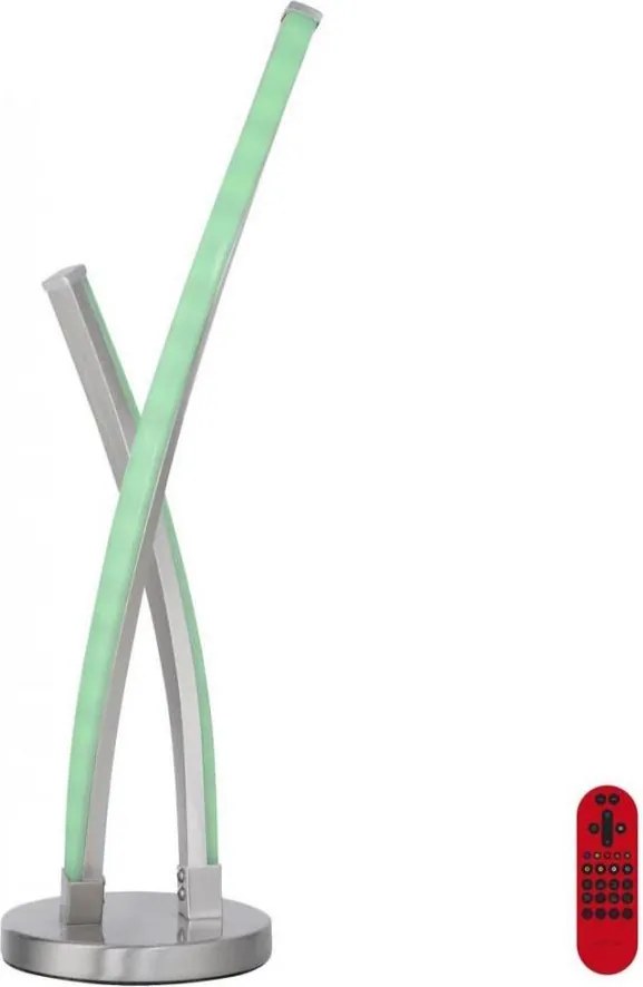 Leuchten Direkt 11991-55-LED RGB Dimmelhető asztali lámpa SWING LED/9,5W/230V + távirányító