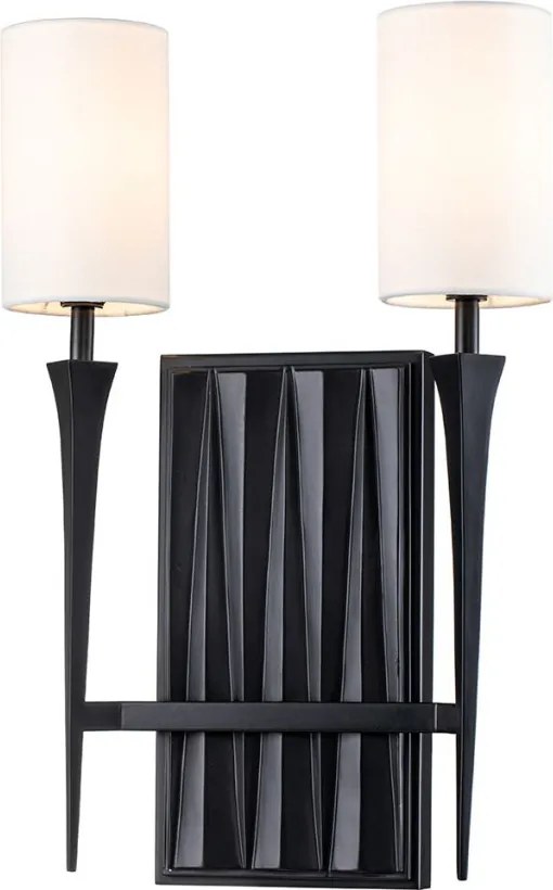 Quintiesse Crest QN-CREST-2WB-BLK Fali lámpa 2x40W/E14 IP20