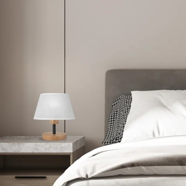 Brilagi - LED Asztali lámpa ANTHONY 1xE14/40W/230V tölgy/fehér