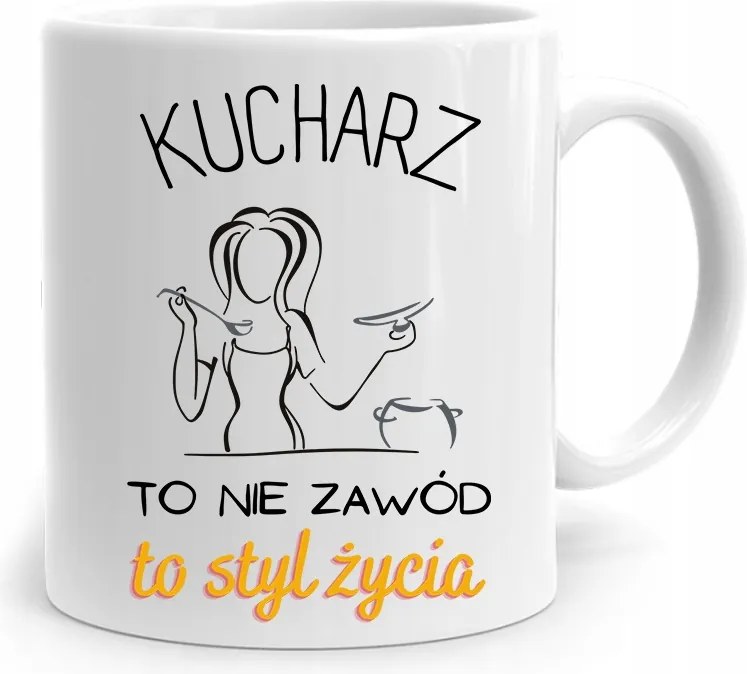 Ajándék Bögre Szakácsnak Nem Szakma Egy Életstílus, fényképes nyomtatással