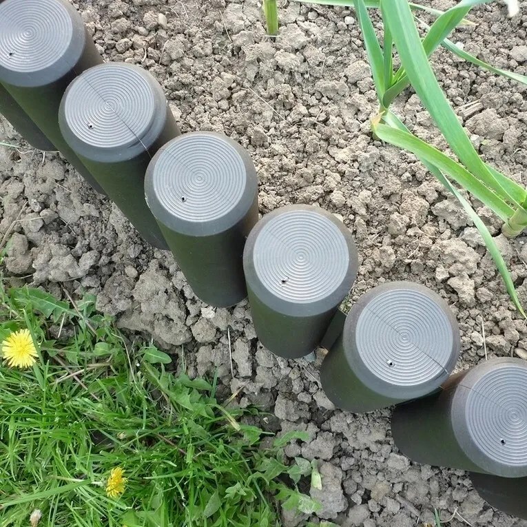 Kerti palánk - gyepszegély Maxi terrakotta, 2 m