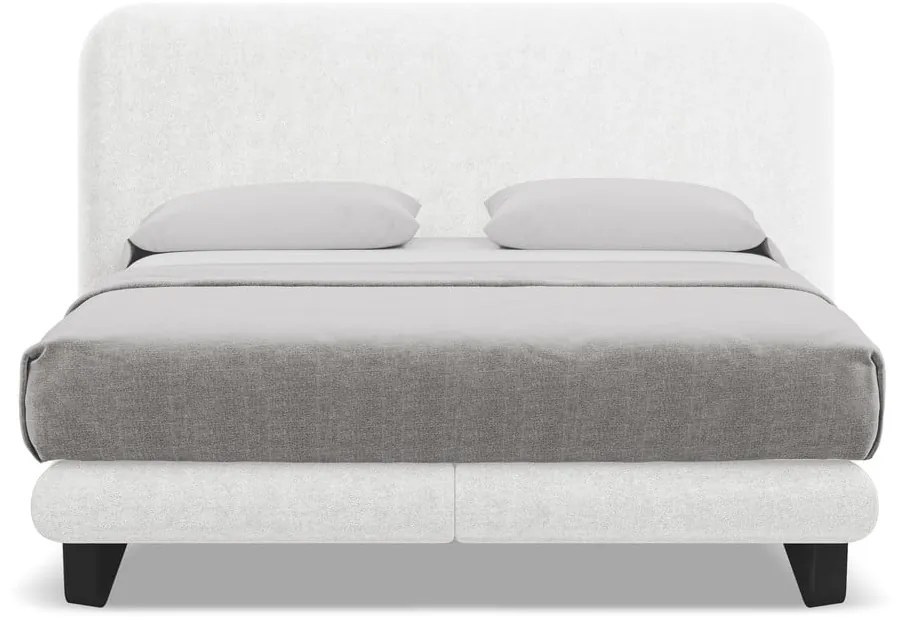 Fehér boxspring ágy 140x200 cm Ilima – Makamii