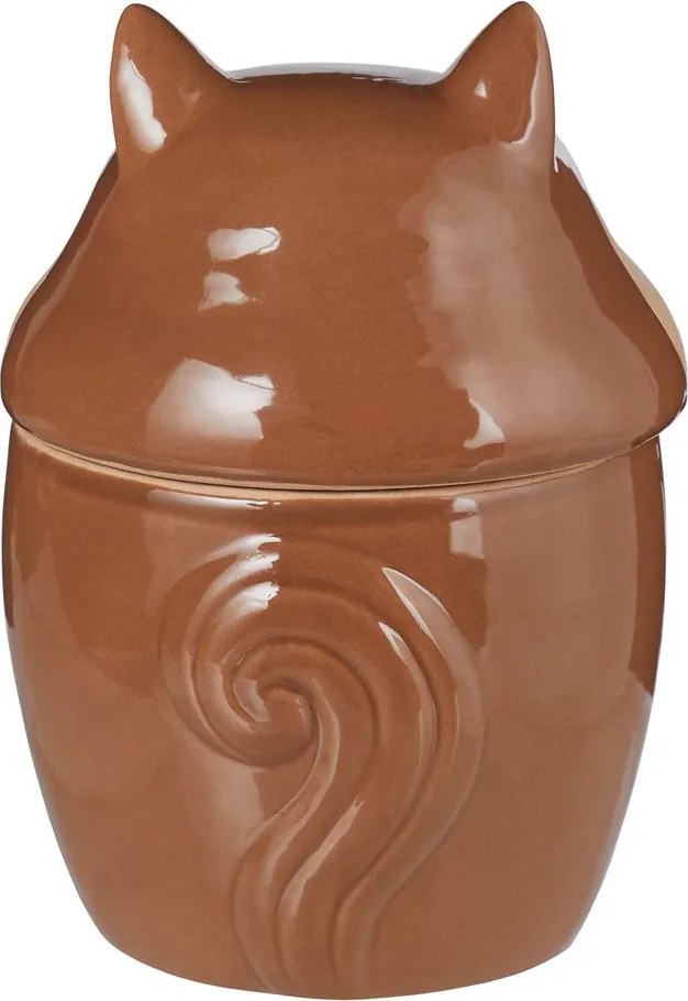 HAZEL kerámia tároló 19cm, mókus